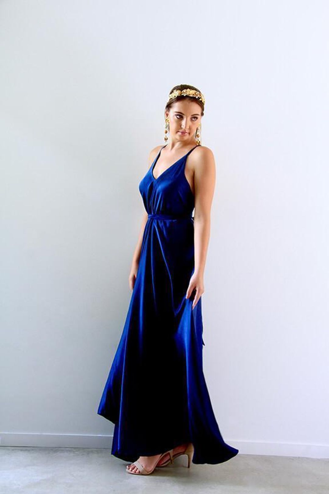 When Freddie Met Lilly Xanadu Formal Gown Blue Size 8 for rent on The Volte - main image