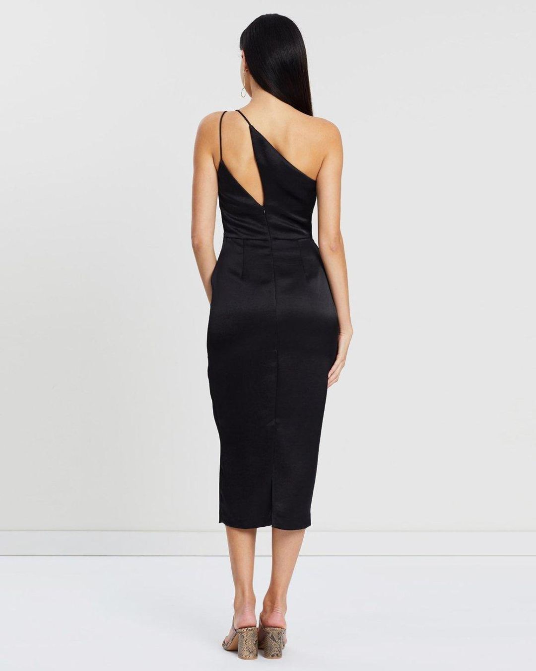 Bec & Bridge Mila Asymmetrical Midi Dress (size 12) for rent on The Volte - main image