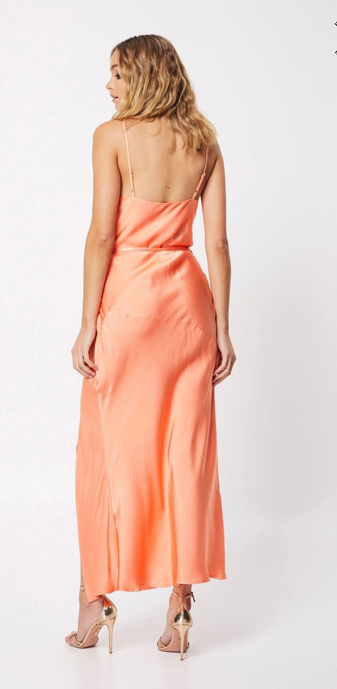 Mossman Crazy For You Dress Peach Size 6 for rent on The Volte - main image