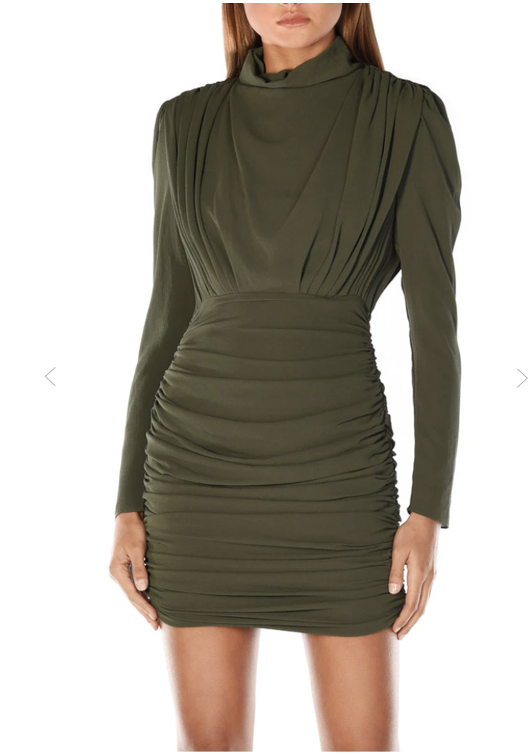 Misha Pearly Dress Green Size 10 for rent on The Volte - main image