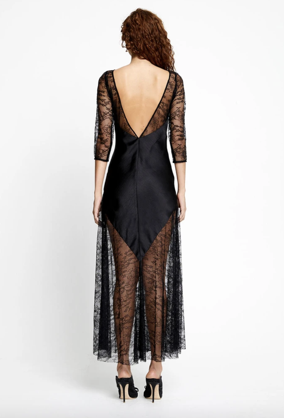 Alice McCall Black Beauty Midi Dress Black Size 8  for rent on The Volte - main image