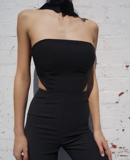 MISHA Black Christa Pantsuit Black Size 4/0 for rent on The Volte - image 6