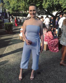 Kookai Oyster Jumpsuit in Ice Blue size 12 for rent on The Volte - image 3