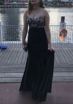 Jovani Dress Black Size 8 for rent on The Volte - image 2