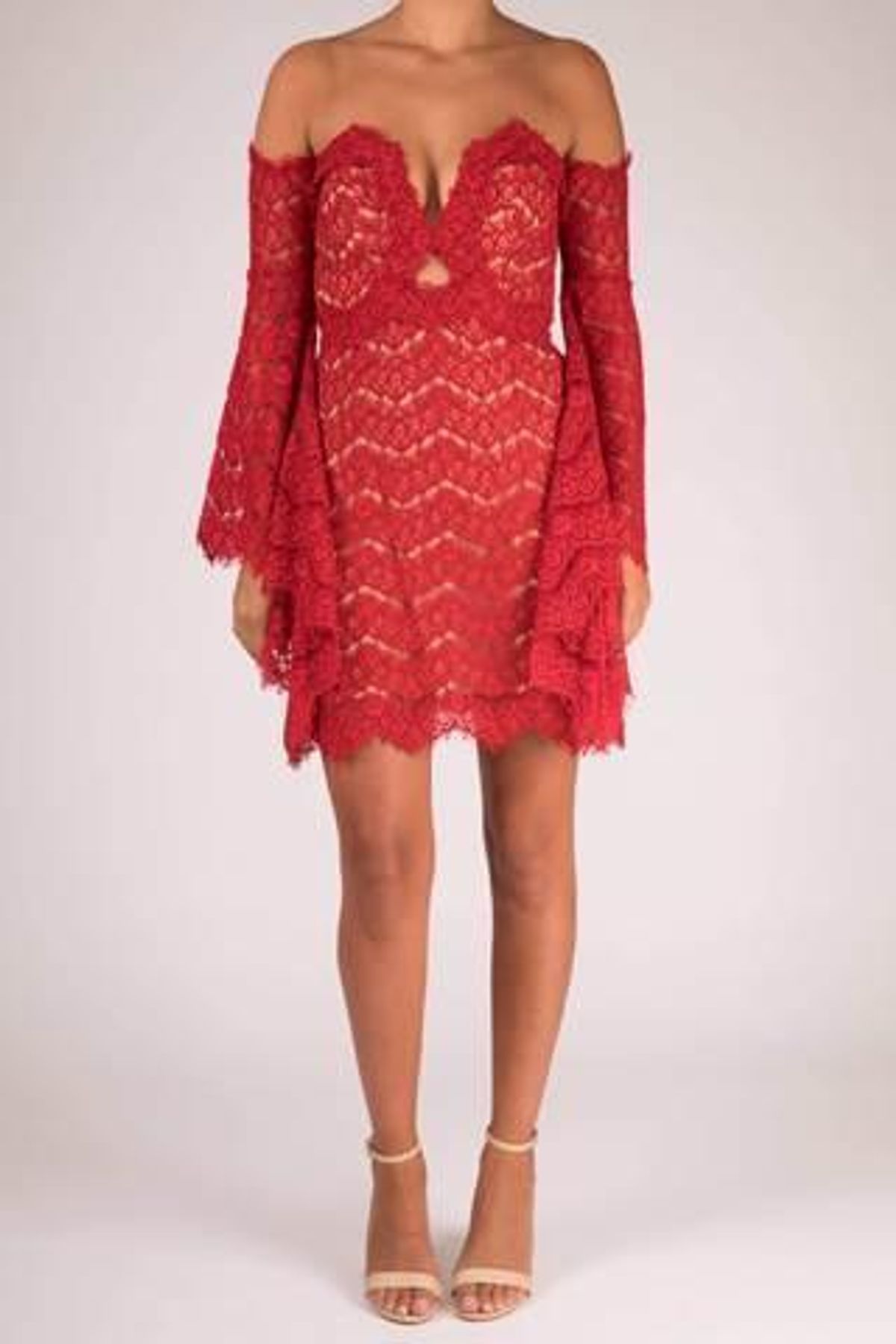 Thurley Love Lost Dress Red Size 8 for rent on The Volte - main image