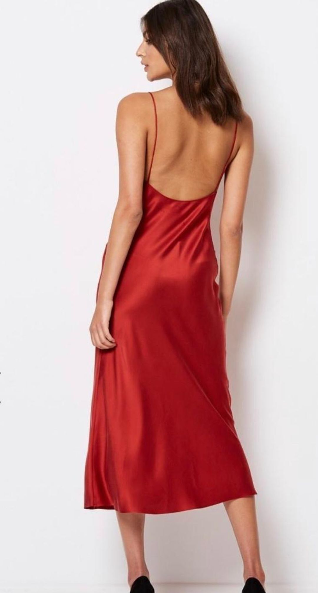 Bec & Bridge Girl Talk Slip Dress Red Size 8 / S for rent on The Volte - main image