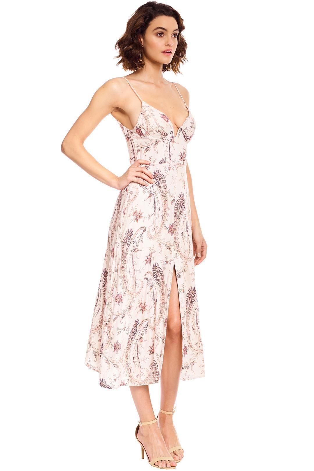 Zimmermann Mischief Bralette Midi Dress Floral Size 1 / AU 10 for rent on The Volte - main image