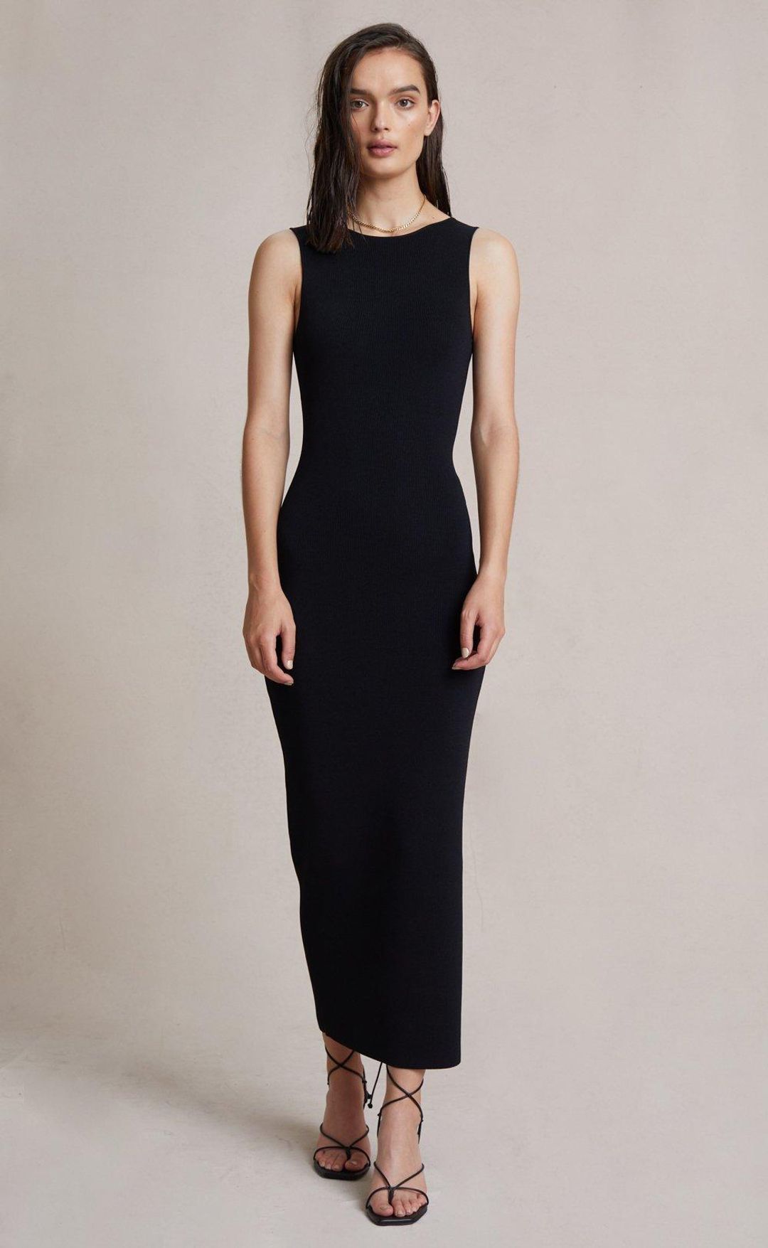 Bec & Bridge Sorbet Summer Midi Dress Black Size 8 for rent on The Volte - main image