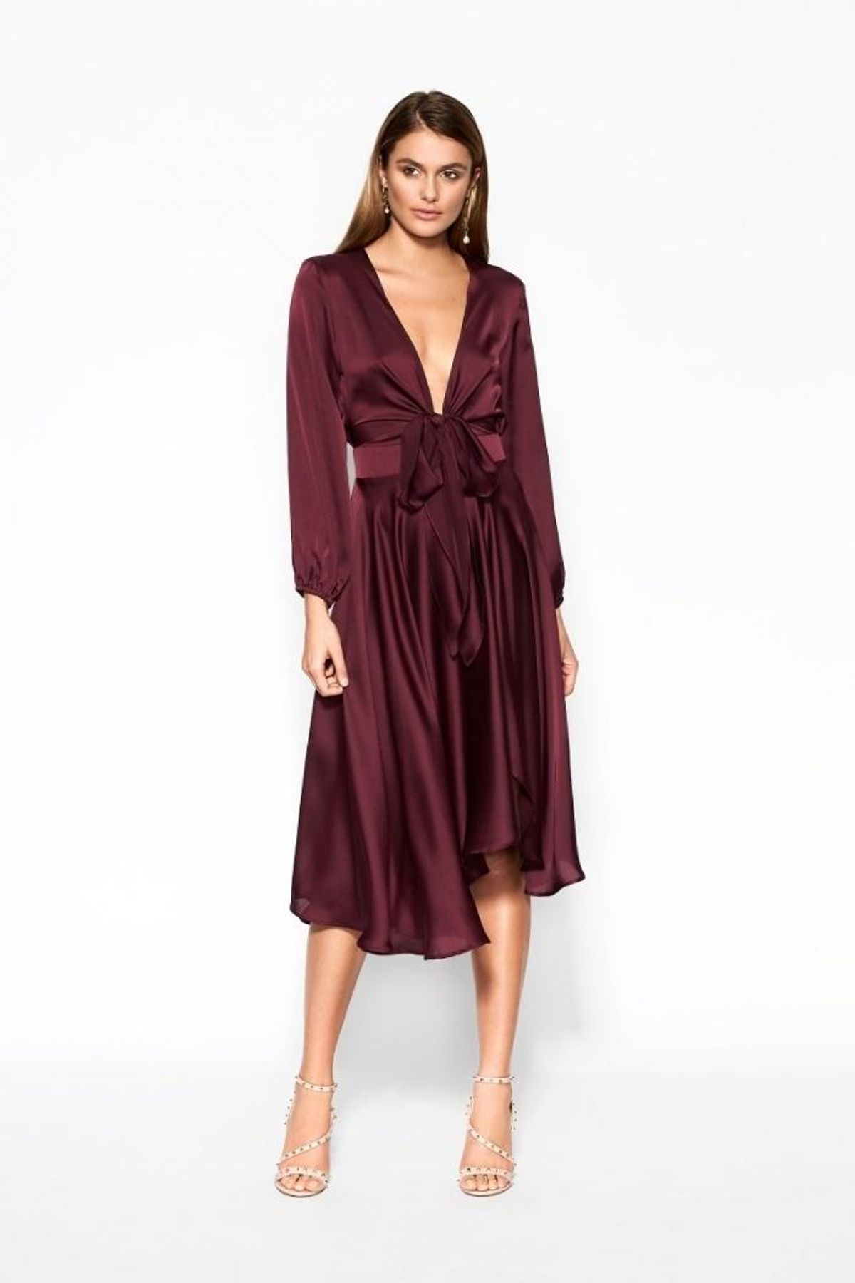 Sheike Fanciful dress - Merlot for rent on The Volte - main image