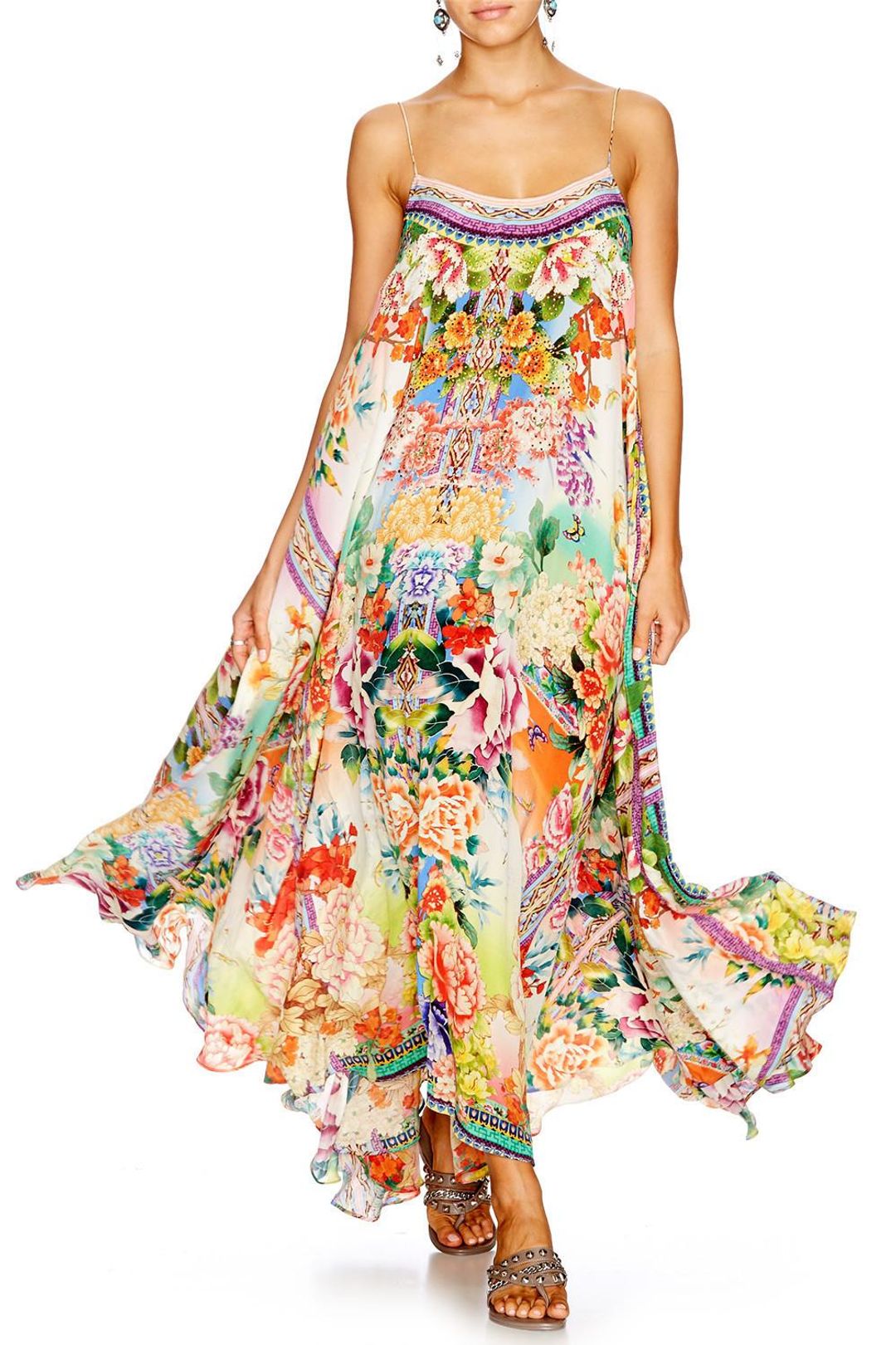 Camilla Flour Hour Full Hem Long Dress for rent on The Volte - main image
