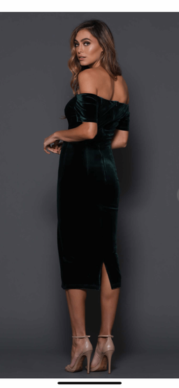 Elle Zeitoune French Emerald Green dress 10 for rent on The Volte - image 2
