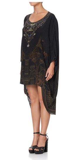 Camilla King Cobra scoop back dress black size 16 for rent on The Volte - image 6