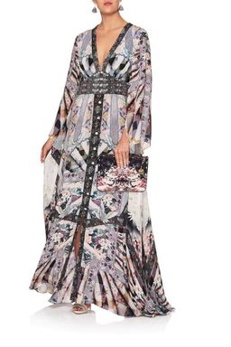 Camilla 'In her Shoes' Kimono Sleeve Dress with Shirring Detail Size 14 for rent on The Volte - image 2