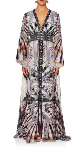 Camilla 'In her Shoes' Kimono Sleeve Dress with Shirring Detail Size 14 for rent on The Volte - image 3