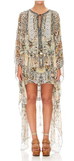 Camilla Moto Maiko Long Sheer Overlay Dress Print One Size for rent on The Volte - image 3