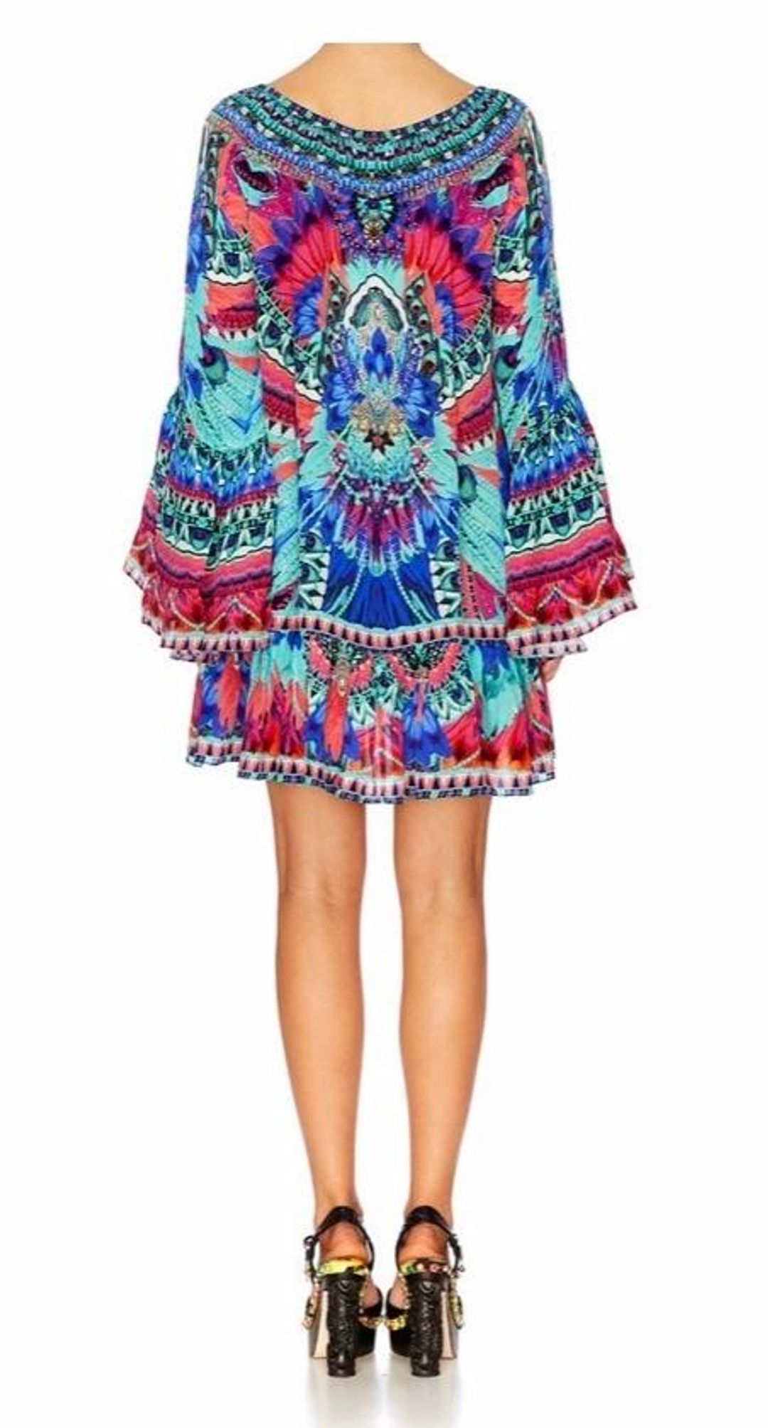 Camilla 'Skyfall' A Line Frill Dress Size M for rent on The Volte - main image