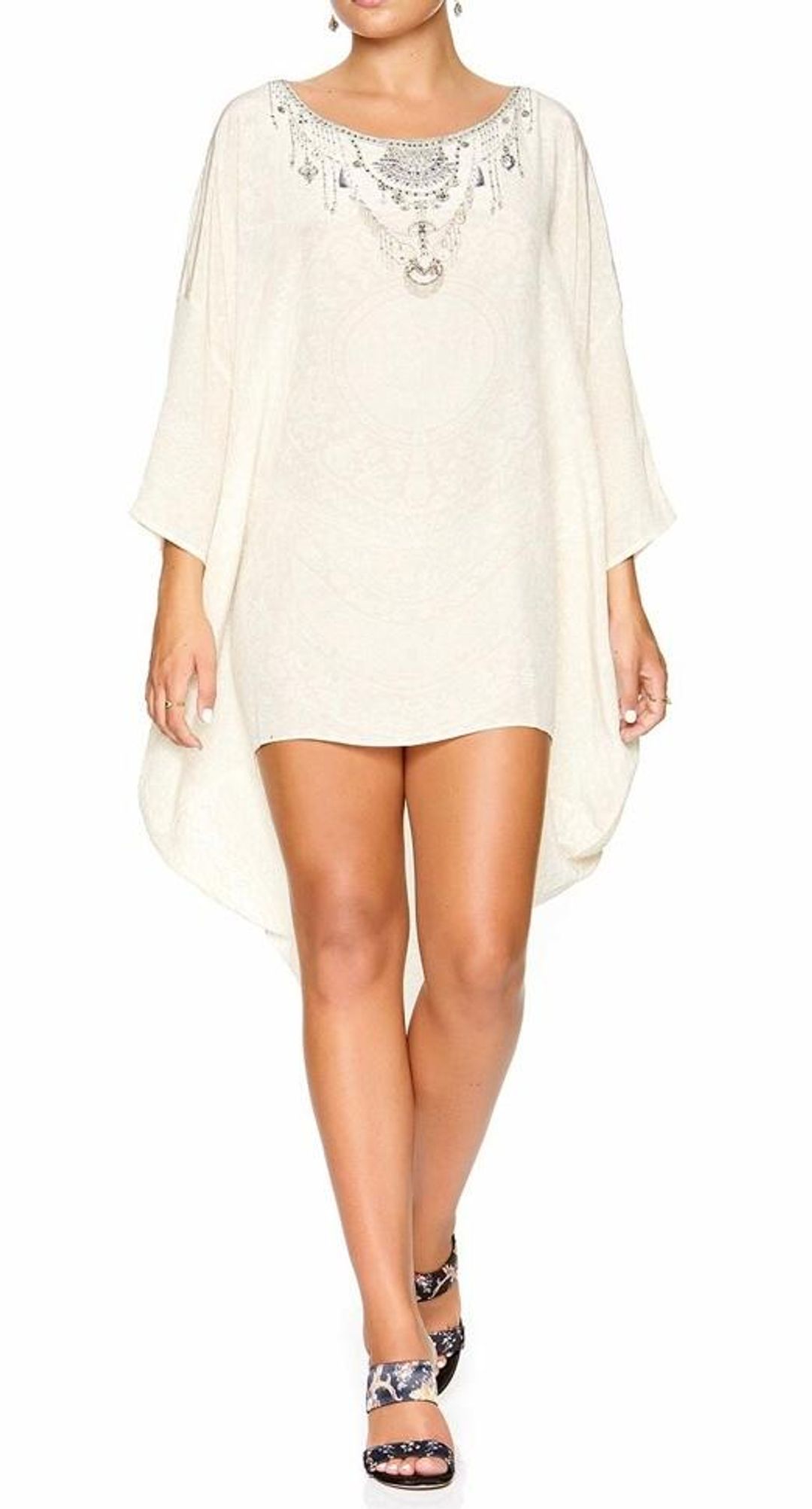 Camilla 'Dentelle Blanche' Scoop Back Free Size for rent on The Volte - main image