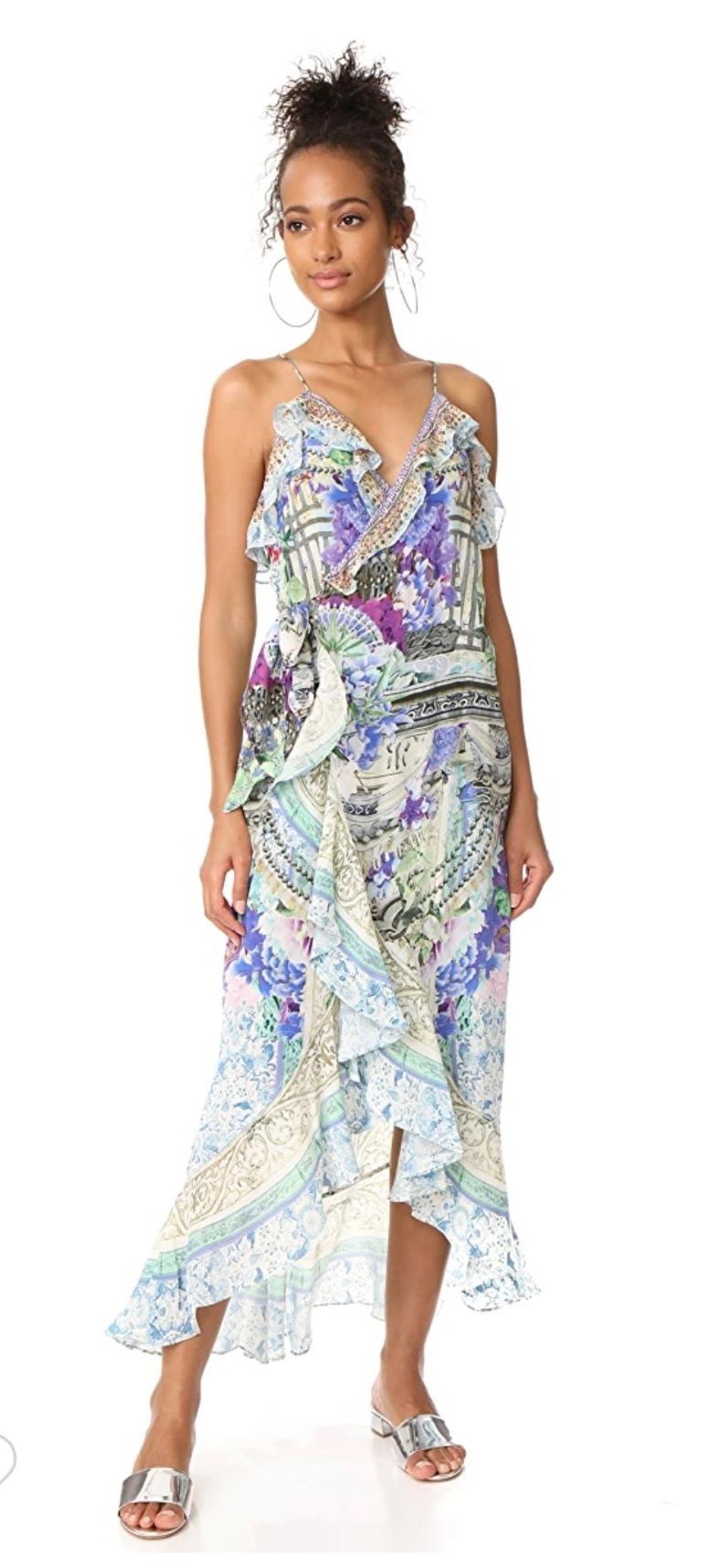 Camilla Dear Diary Dress with Frill and Long Back Size M for rent on The Volte - main image