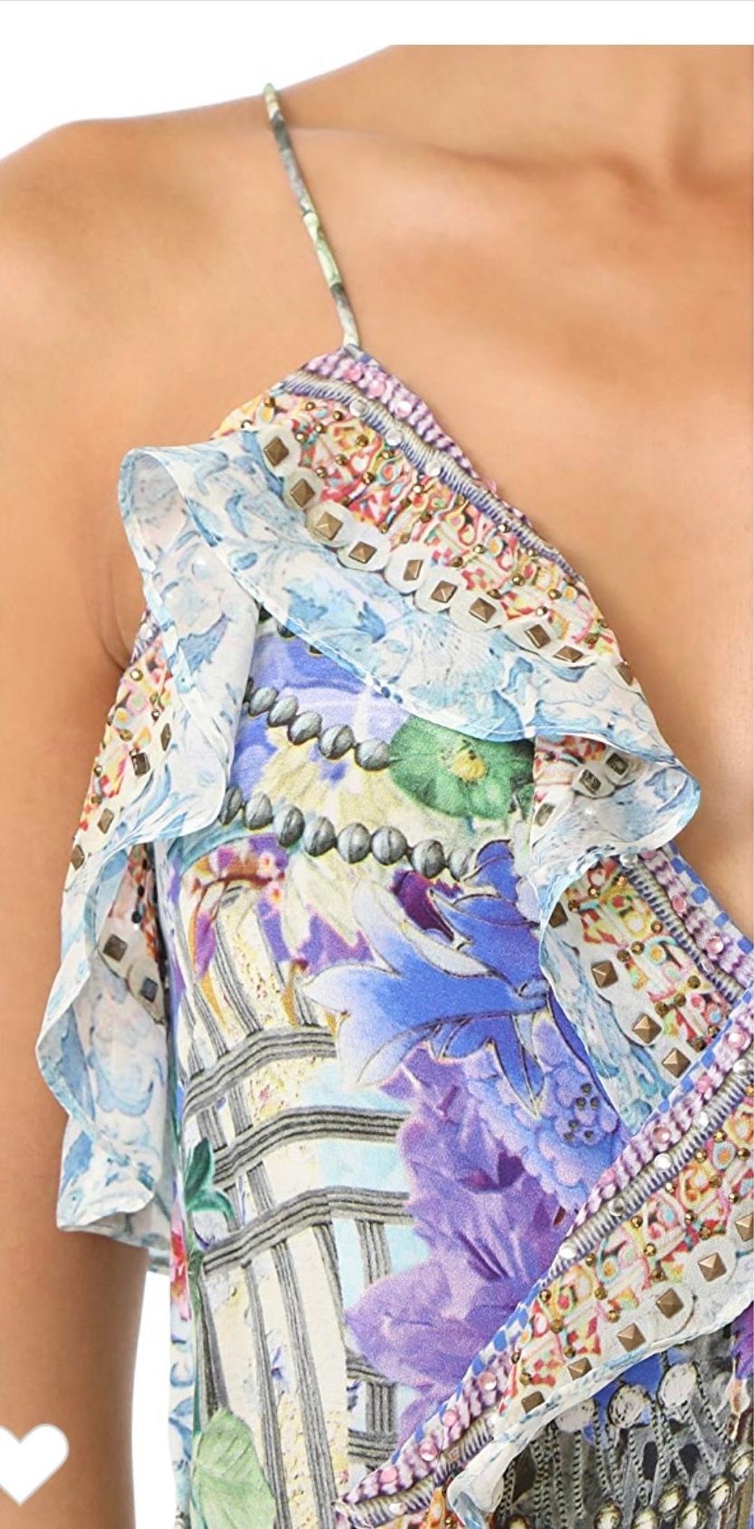 Camilla Dear Diary Dress with Frill and Long Back Size M for rent on The Volte - main image