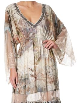 Camilla Letters from Hilda Lace Panel Dress Print Size 14 for rent on The Volte - image 7