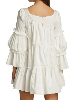 Aje L'Espirit Mini Dress White Size 6 for rent on The Volte - image 3