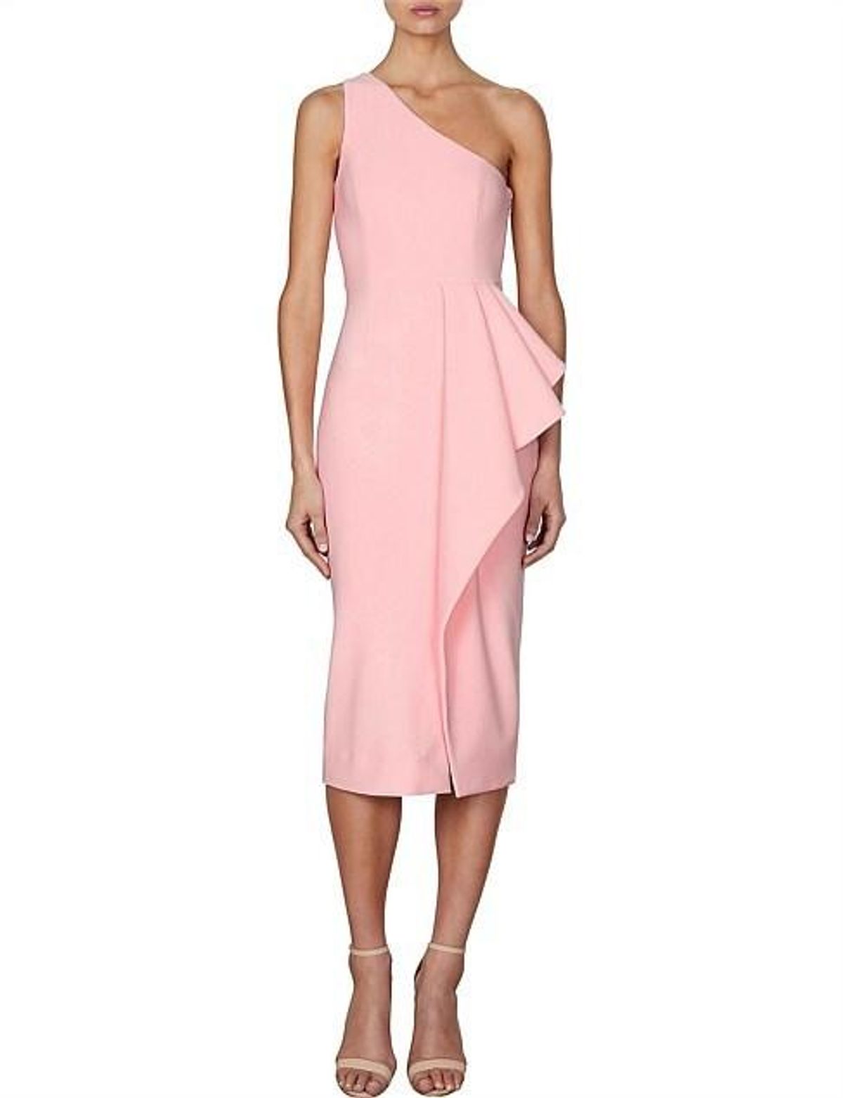 Shona Joy  Ava O/S Peplum Midi Dress Size 8 for rent on The Volte - main image