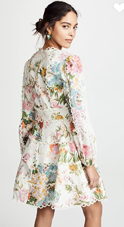 Zimmermann Heathers Flounce Short Dress Print Size 8 for rent on The Volte - image 3