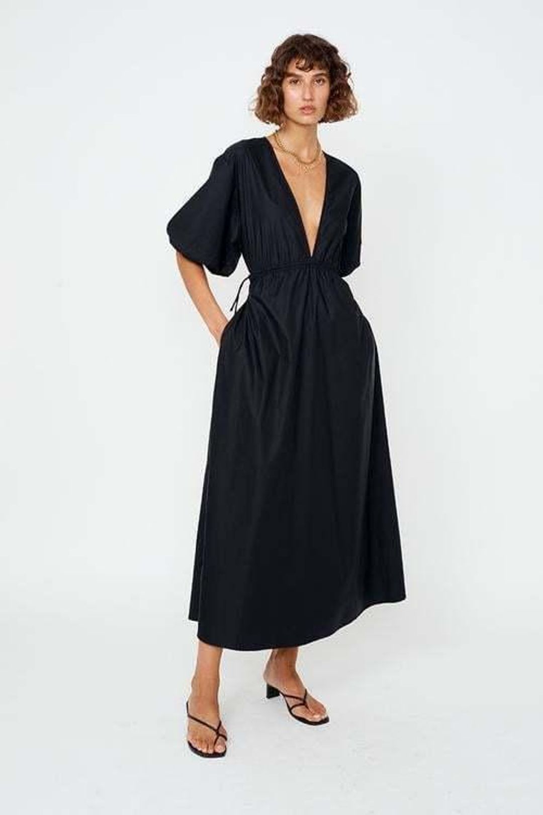 Suboo Rosanna Backless Dress Black Size 8 for rent on The Volte - main image