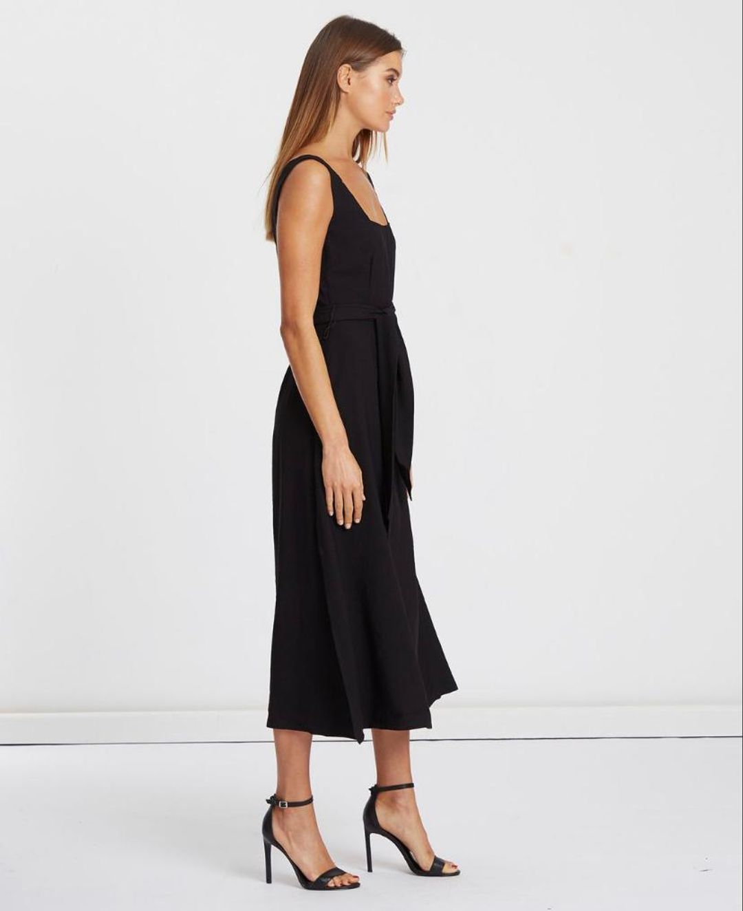 Willa The Label Charles Square Neck Dress Black Size 10 for rent on The Volte - main image