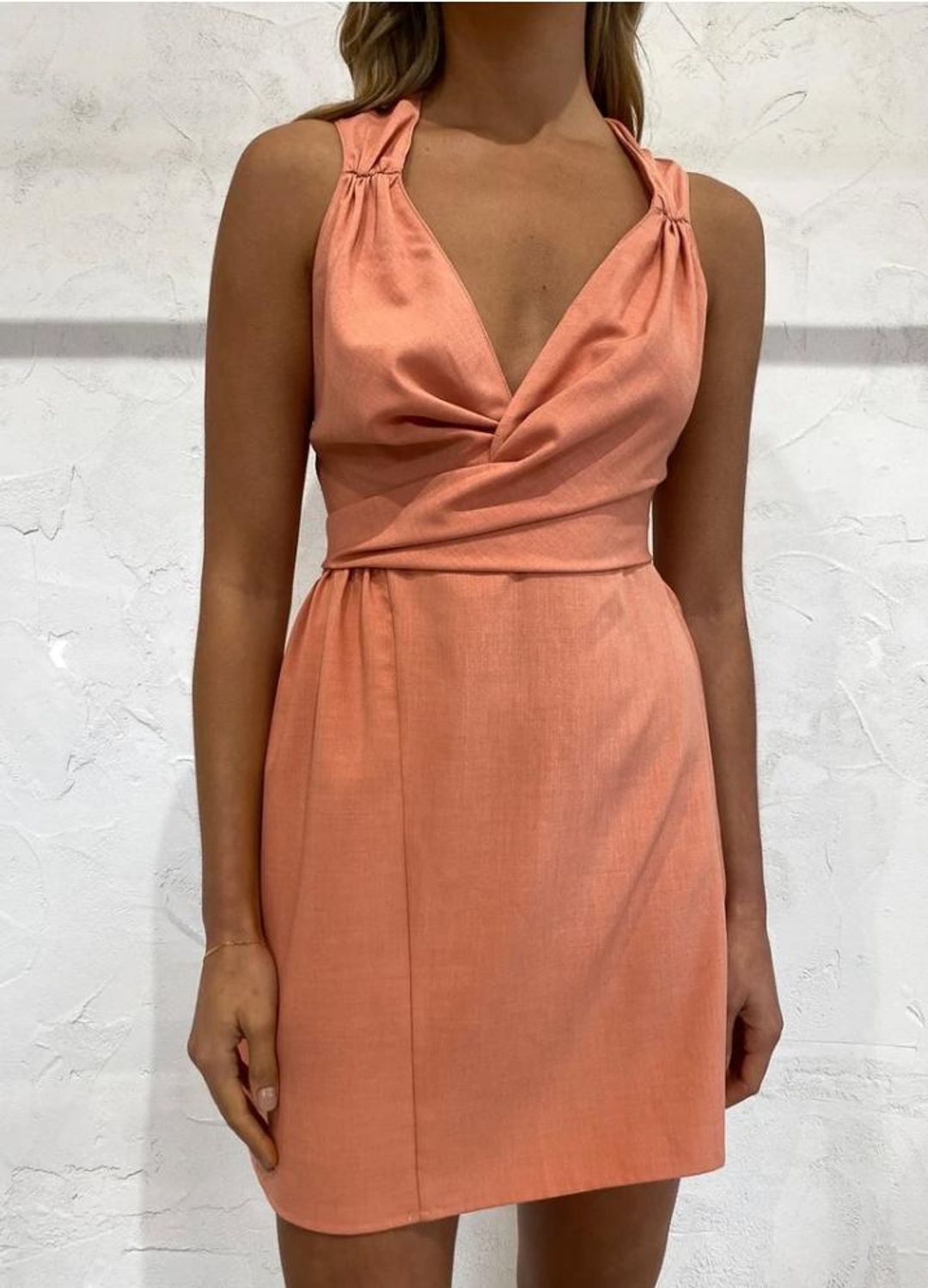 One Fell Swoop Lake Mini Dress Pink Size 12 for rent on The Volte - main image