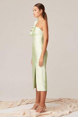 Keepsake The Label Lightening Midi Dress Green Size 8 for rent on The Volte - image 3
