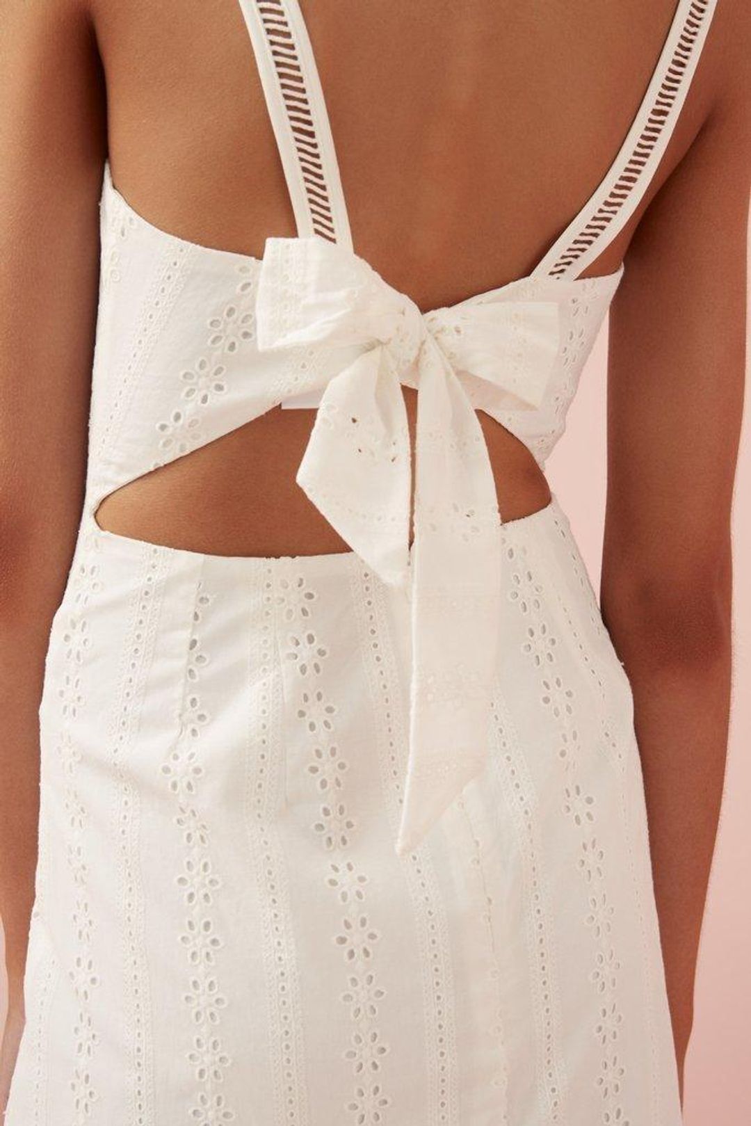 Finders Keepers Sundays Mini Dress White Size 8 for rent on The Volte - main image