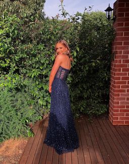 Jadore Kristie Gown Navy Size 8 for rent on The Volte - image 2