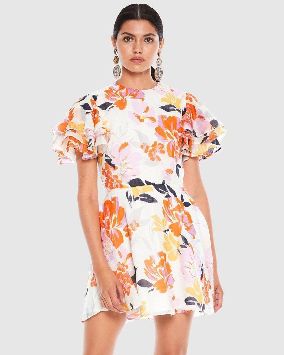 Talulah Effervescent Mini Dress Floral Size M / AU 10 for rent on The Volte - main image
