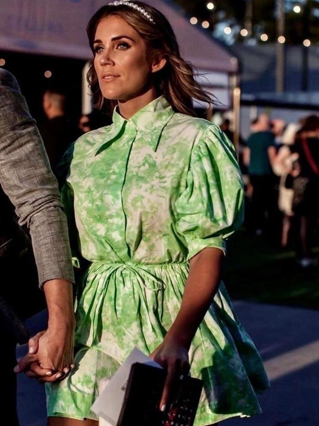 SWF Mini Collar Dress Green Size 8 (also fits Size 10) for rent on The Volte - main image
