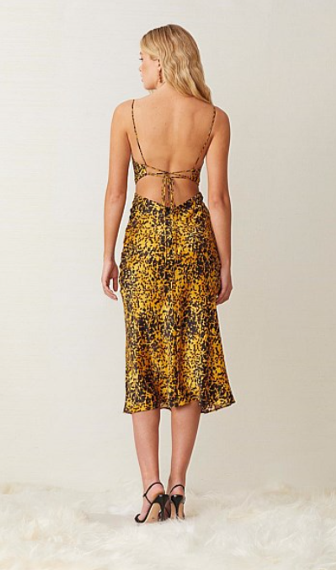 Bec & Bridge Turtle Rock Midi Dress Print Size 6 for rent on The Volte - main image