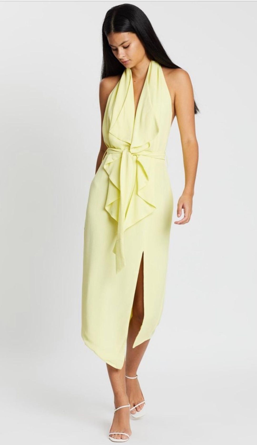 MISHA Lorena Dress Yellow Size 6/XS for rent on The Volte - main image