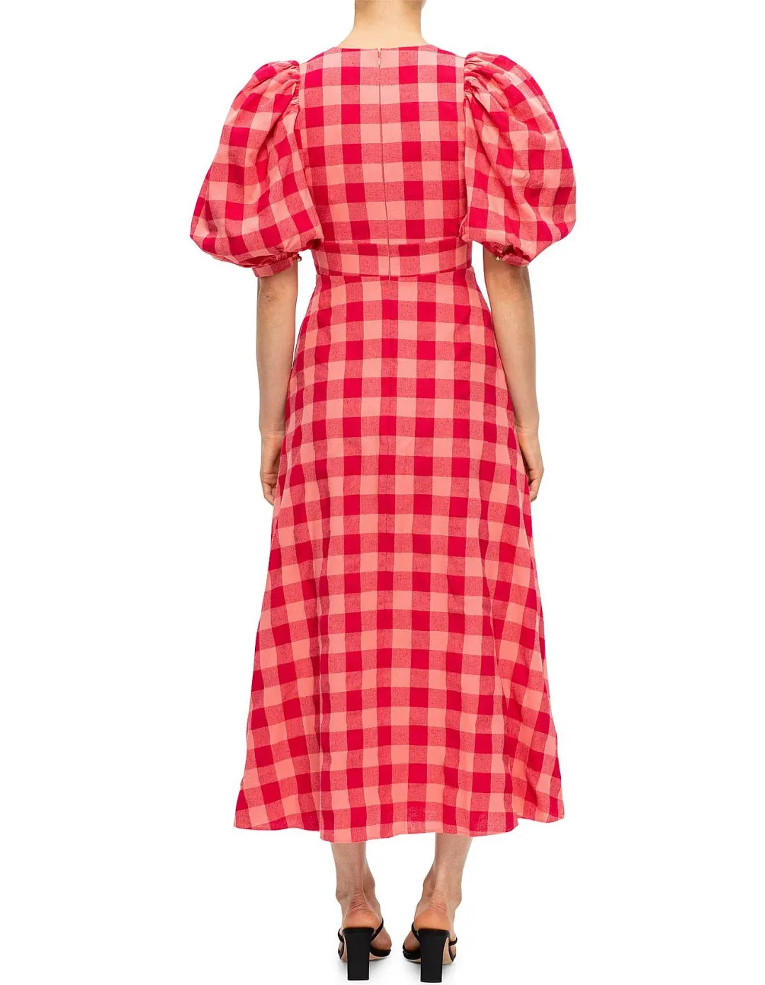 Acler Hamilton Dress Cherry Mix Print Size 8 for rent on The Volte - main image