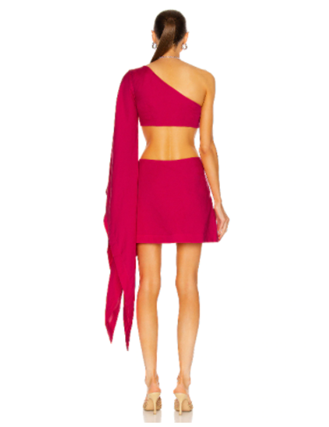 Cult Gaia Lucienne Dress Pink Size 6 for rent on The Volte - main image