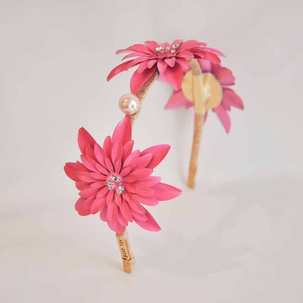 Ael Este by Ashlee Lauren Romi Crown Pink for rent on The Volte - main image