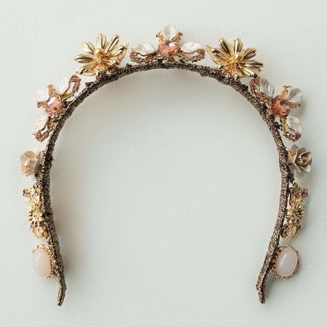 Ashlee Lauren Peach Lucia Crown for rent on The Volte - main image