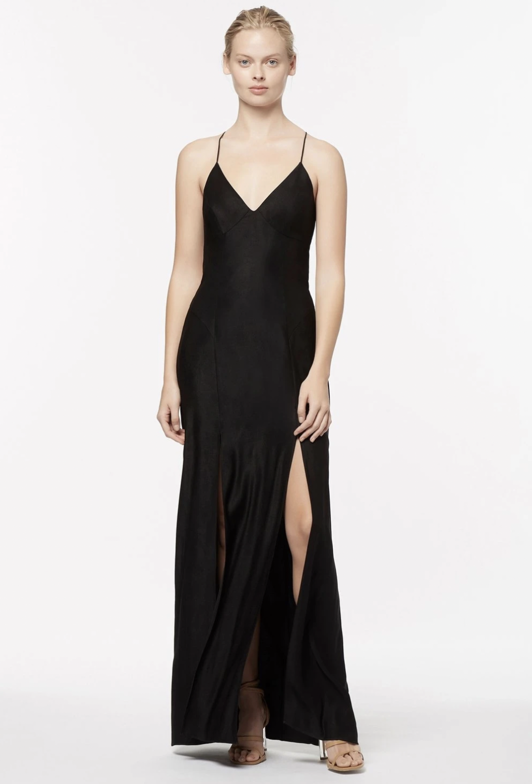 Manning Cartell Facetime Slip Dress Black  Size 8 for rent on The Volte - main image