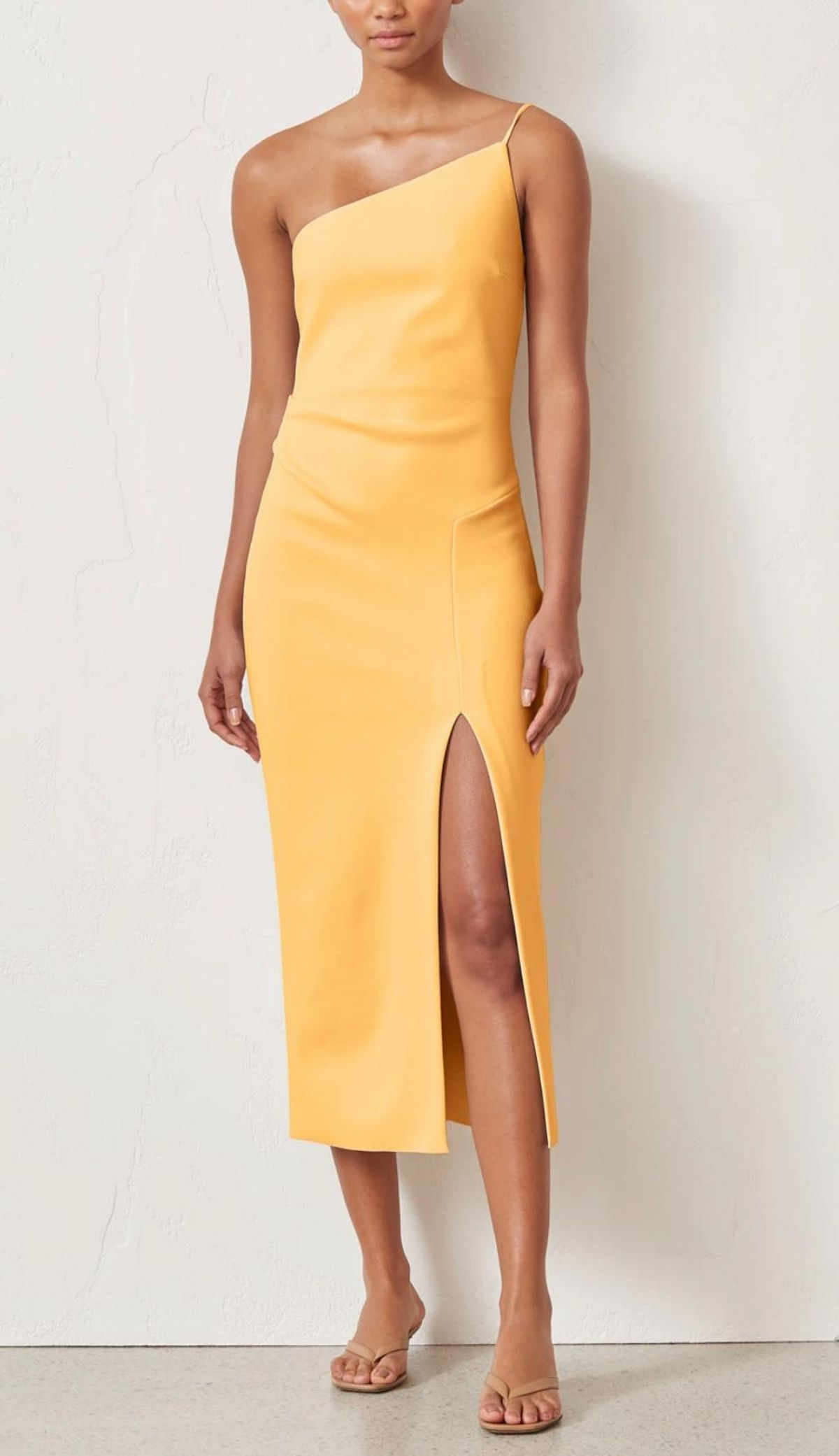 Bec & Bridge Raphaela Midi Dress Yellow Size 14 for rent on The Volte - main image