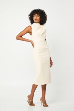 Mossman The Edge of Glory Midi Dress Ivory Size 10 for rent on The Volte - image 6