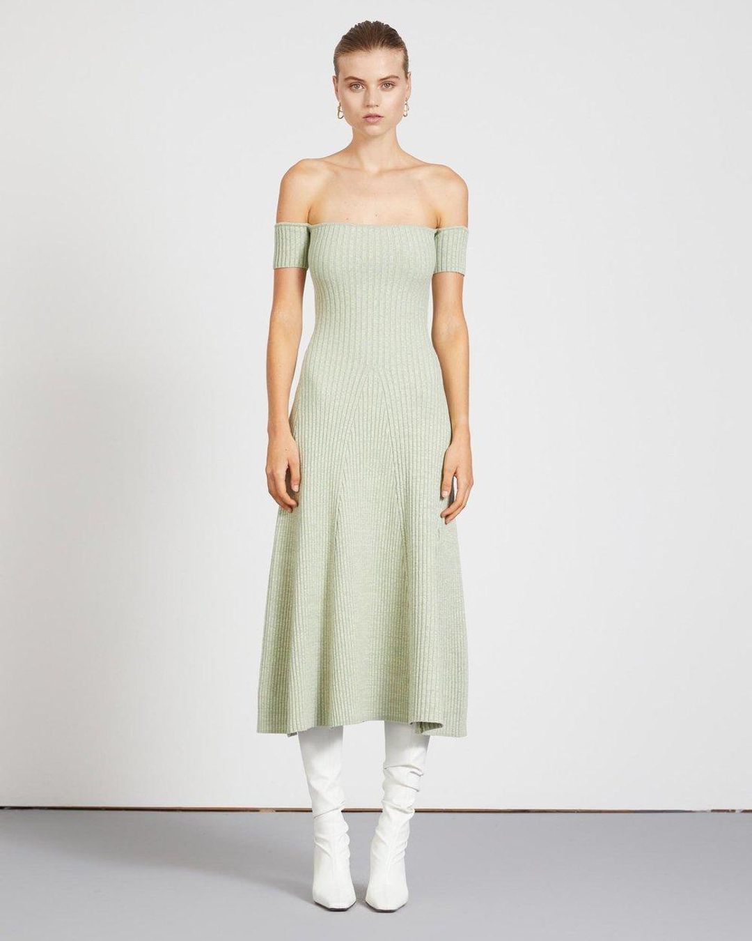 Anna Quan Valerie Dress - Sage for rent on The Volte - main image