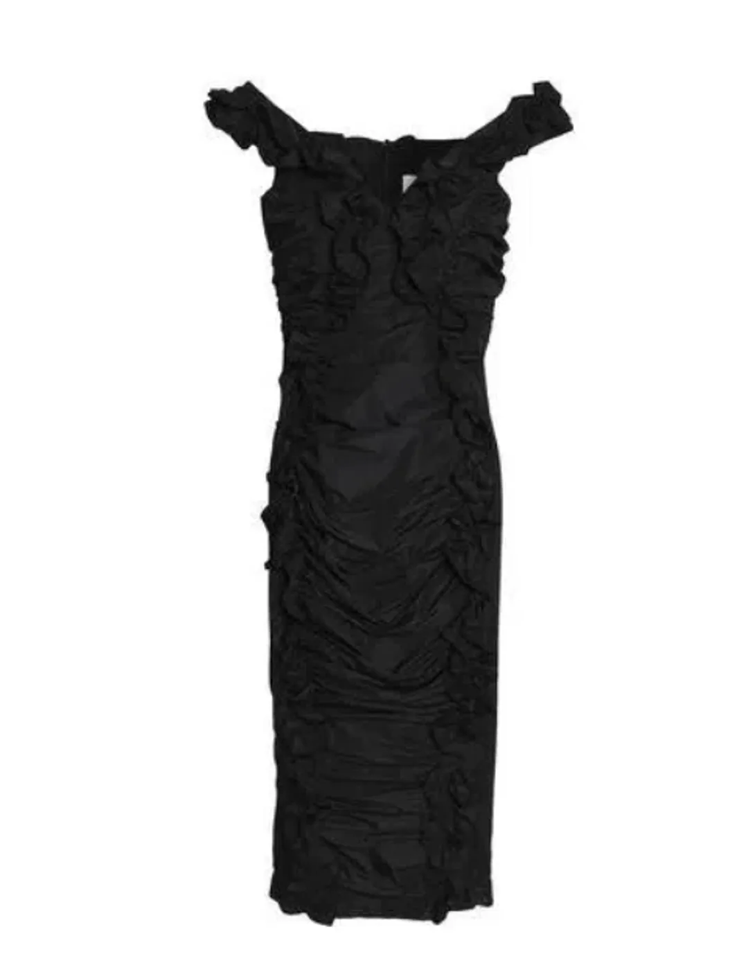 Alice McCall Woman Move With Me Ruffle Dress Black Size 6 for rent on The Volte - main image