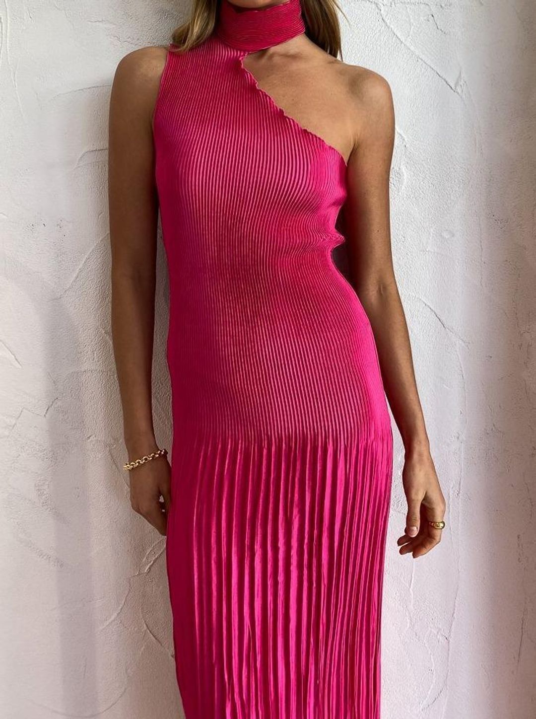 L'IDEE Soiree 90's Gown in Cherry Red Size 6 for rent on The Volte - main image