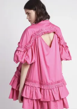 Aje Heritage Mini Dress in Pink - Size 6 for rent on The Volte - image 2