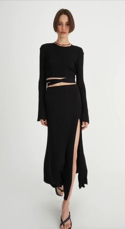 Hansel and Gretel Keke  Top and Corbin Skirt Set Black Size 10 for rent on The Volte - image 1