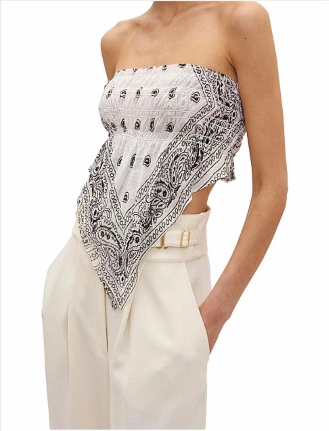 Dion Lee bandana bandeau top 6 for rent on The Volte - main image